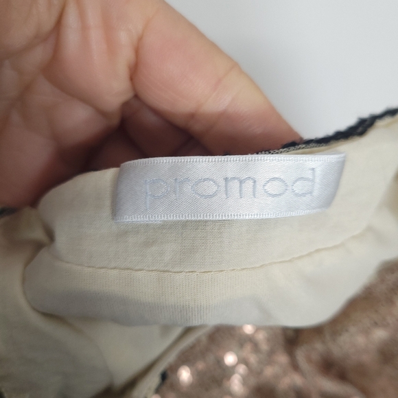 Promod sequins Bohemian mini Party skirt - Picture 9 of 15